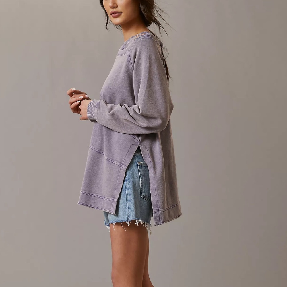 Pilcro Lavender Sweatshirt - Picture 9 of 13